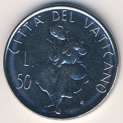 Ватикан, 50 лир (1982 г.)