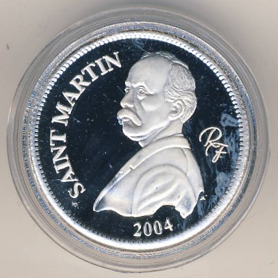 Saint-Martin., 1/4 euro, 2004