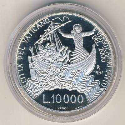 Vatican City, 10000 lire, 1997
