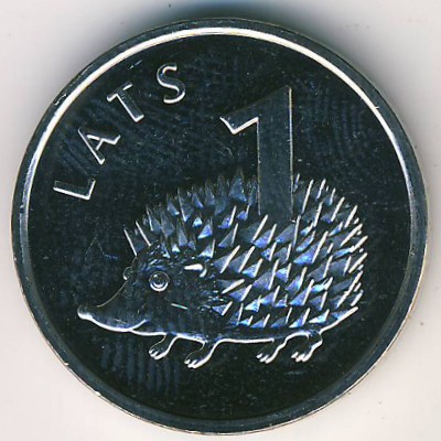 Латвия, 1 лат (2012 г.)