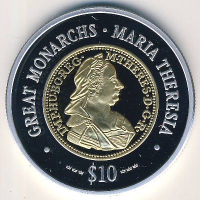 Намибия, 10 долларов (2009 г.)