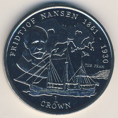 Isle of Man, 1 crown, 1997