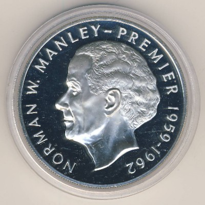 Jamaica, 5 dollars, 1972–1973