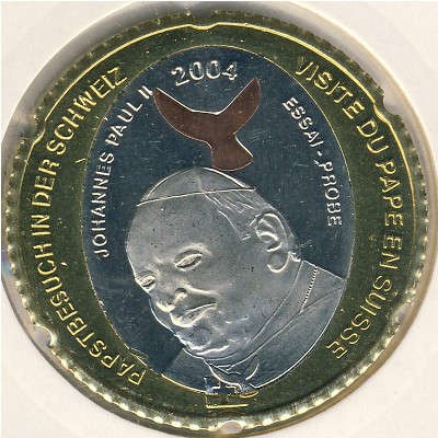 Switzerland., 5 euro, 2004