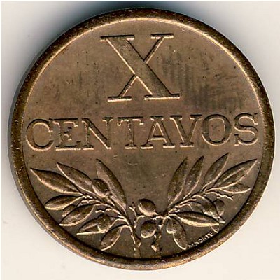 Португалия, 10 сентаво (1942–1969 г.)