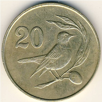 Cyprus, 20 cents, 1983