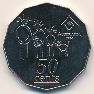 Австралия, 50 центов (1994 г.)
