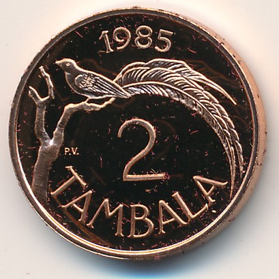 Malawi, 2 tambala, 1984–1994