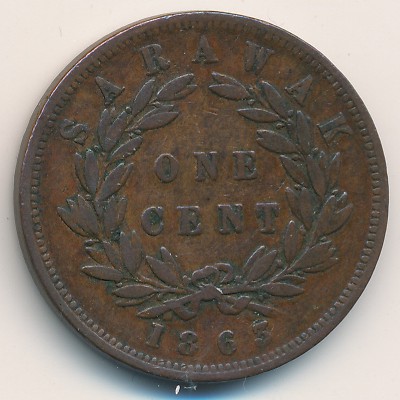Sarawak, 1 cent, 1863