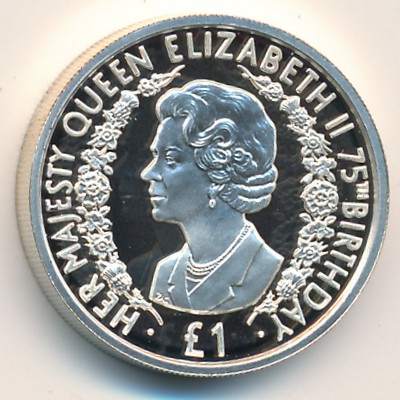 Alderney, 1 pound, 2001