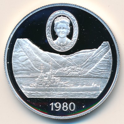 Saint Helena, 25 pence, 1980