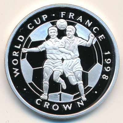 Isle of Man, 1 crown, 1998