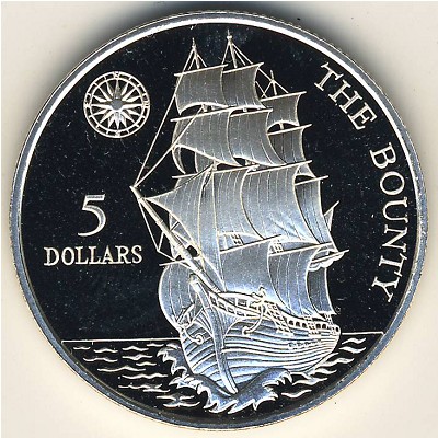 Ниуэ, 5 долларов (1992 г.)