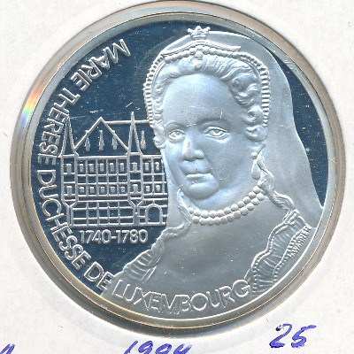 Luxemburg., 25 ecu, 1994