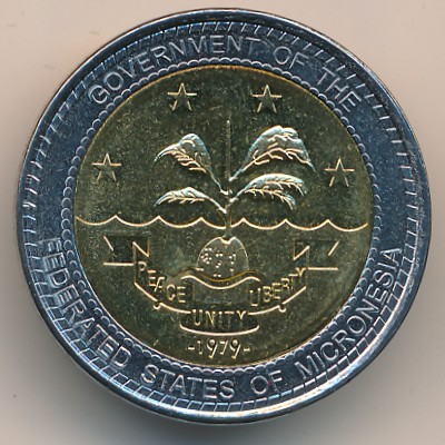 Информация о монете Micronesia 1 dollar 2011г. Продать дорого монету