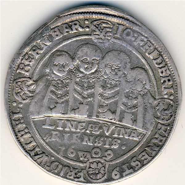 Saxe-Weimar, 1 thaler, 1607–1612