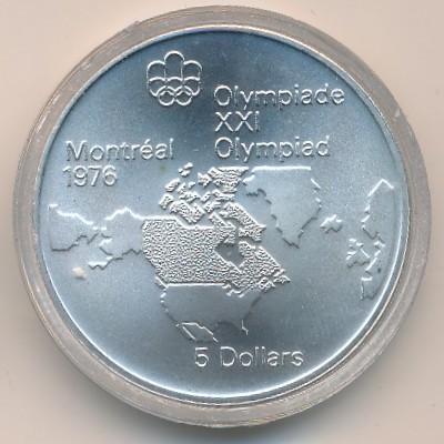 Канада, 5 долларов (1973 г.)