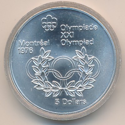 Canada, 5 dollars, 1974