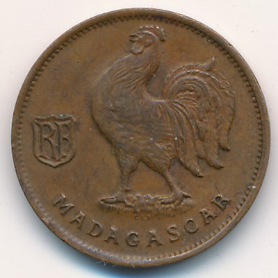 Madagascar, 50 centimes, 1943