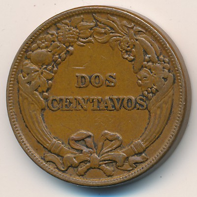 Peru, 2 centavos, 1919