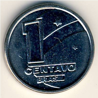 Brazil, 1 centavo, 1989–1990