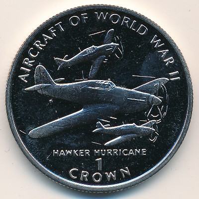 Isle of Man, 1 crown, 1995