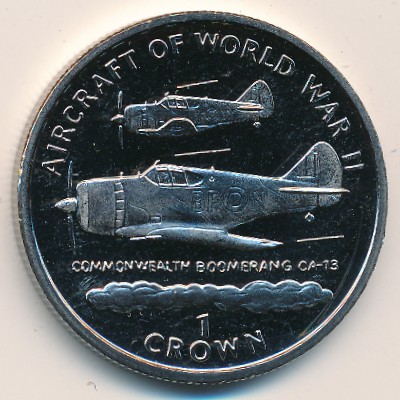 Isle of Man, 1 crown, 1995