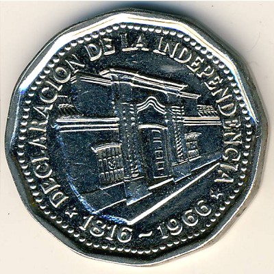 Argentina, 10 pesos, 1966