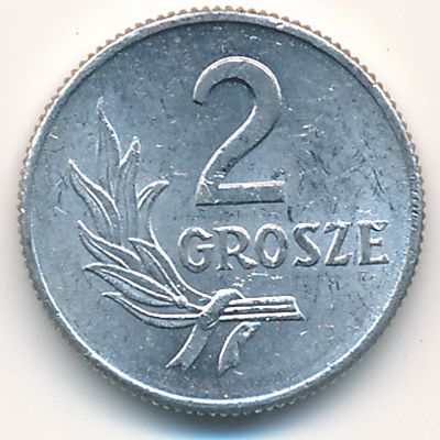Poland, 2 grosze, 1949