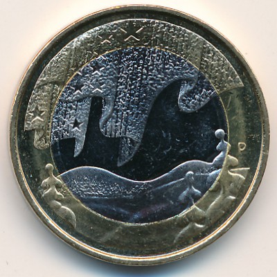 Finland, 5 euro, 2012