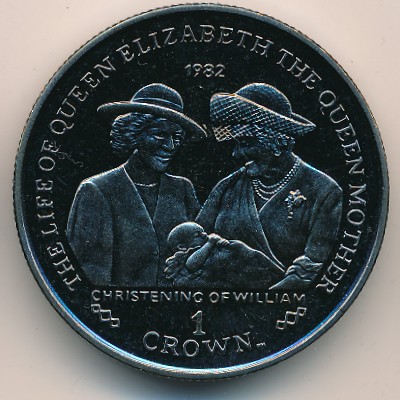 Gibraltar, 1 crown, 2002