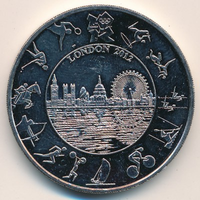 Great Britain, 5 pounds, 2012