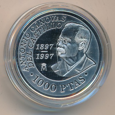 Spain, 1000 pesetas, 1997