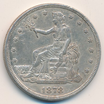 USA, Trade Dollar, 1873–1885
