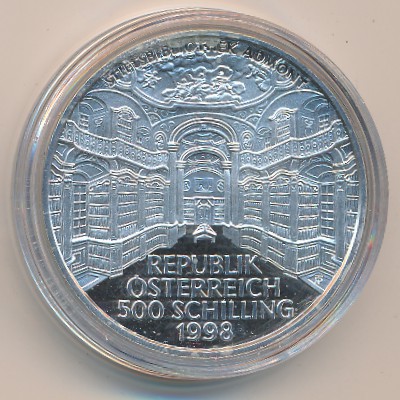 Austria, 500 schilling, 1998