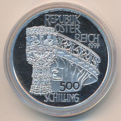 Austria, 500 schilling, 1997