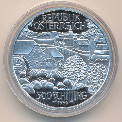 Austria, 500 schilling, 1996