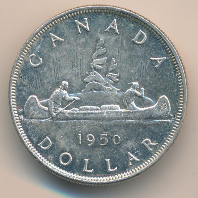 Canada, 1 dollar, 1948–1952