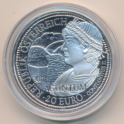 Austria, 20 euro, 2011