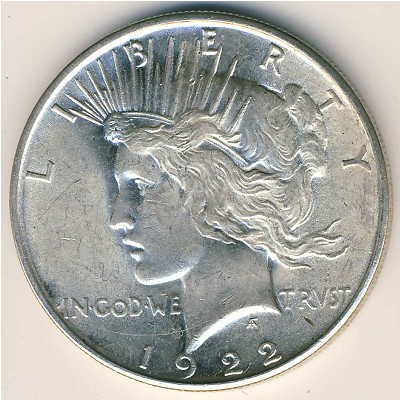 США, 1 доллар (1921–1935 г.)