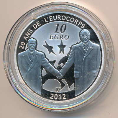 France, 10 euro, 2012