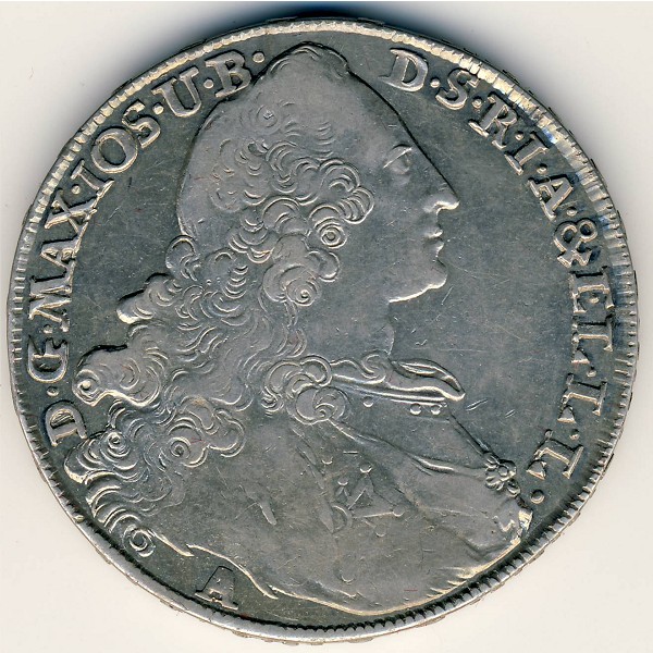 Бавария, 1 талер (1763–1777 г.)
