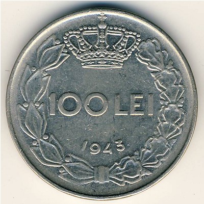 Romania, 100 lei, 1943–1944