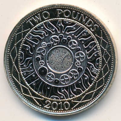 Великобритания, 2 фунта (1998–2013 г.)