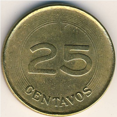 Колумбия, 25 сентаво (1979–1980 г.)