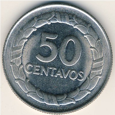 Колумбия, 50 сентаво (1967–1969 г.)