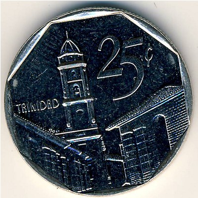 Cuba, 25 centavos, 1994