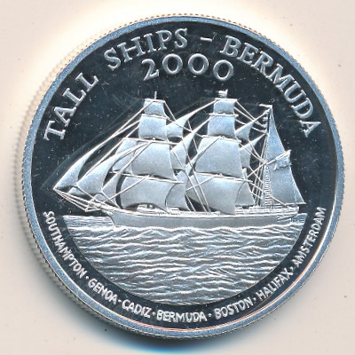 Bermuda Islands, 1 dollar, 2000