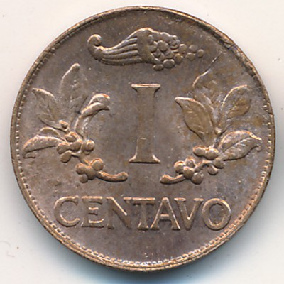 Colombia, 1 centavo, 1942–1966