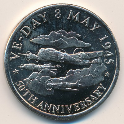 Turks and Caicos Islands, 5 crowns, 1995